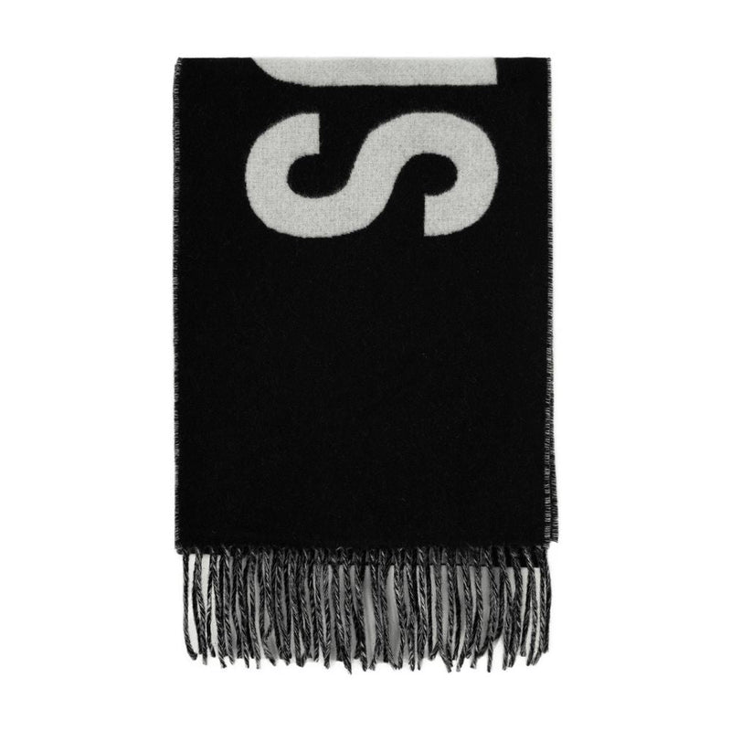 Jacquemus Scarf — Black Wool Scarfs