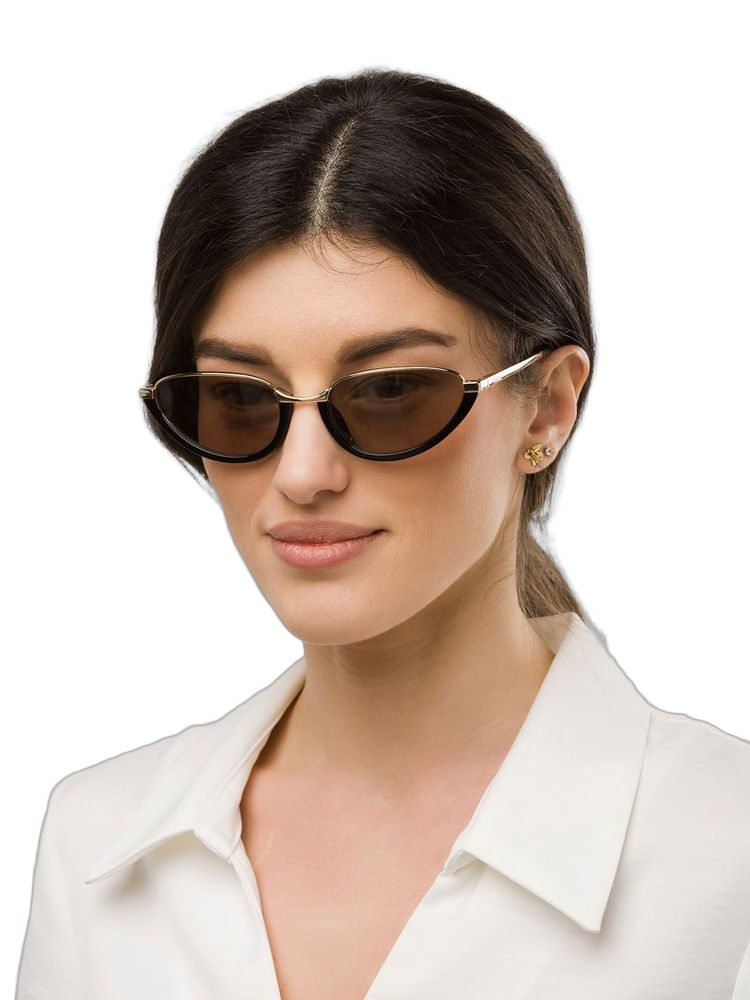 Furla Sfub16 Cat-Eye Metal Sunglasses — Rose Gold