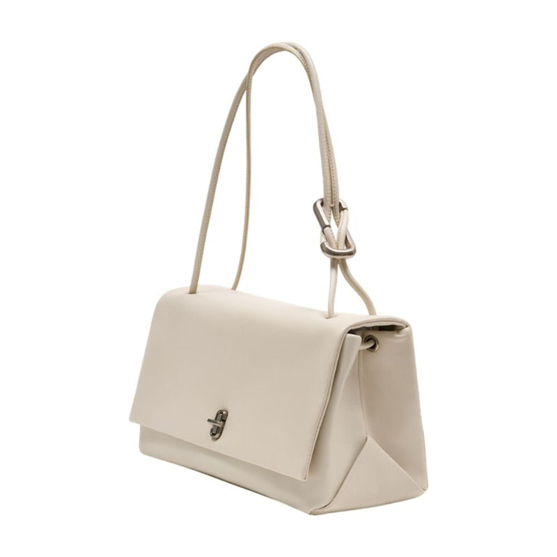 Marc Jacobs Leather Shoulder Bag — White Cowhide