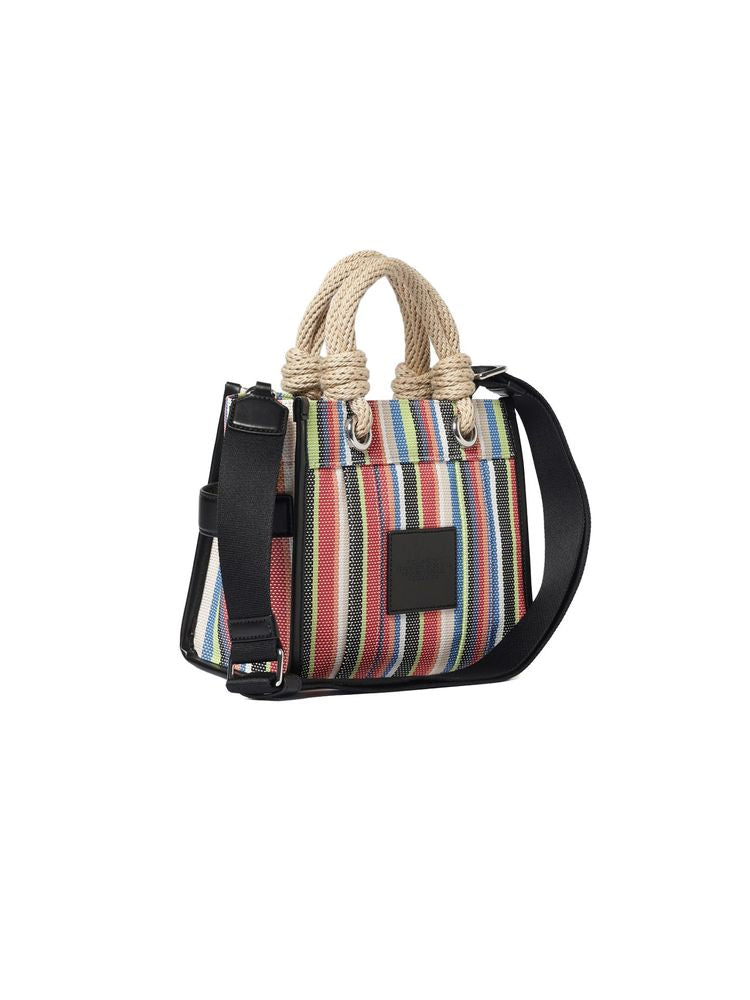Marc Jacobs Striped Pvc Tote Bag — Multicolor
