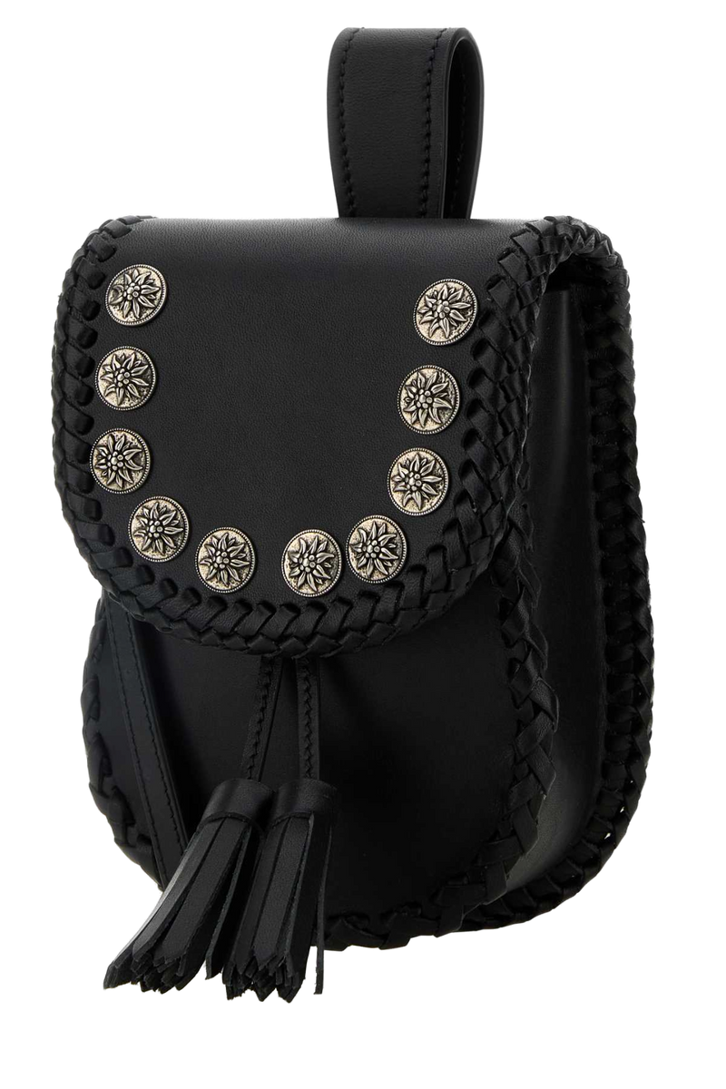Prada Crossbody Bag — Black Vitello