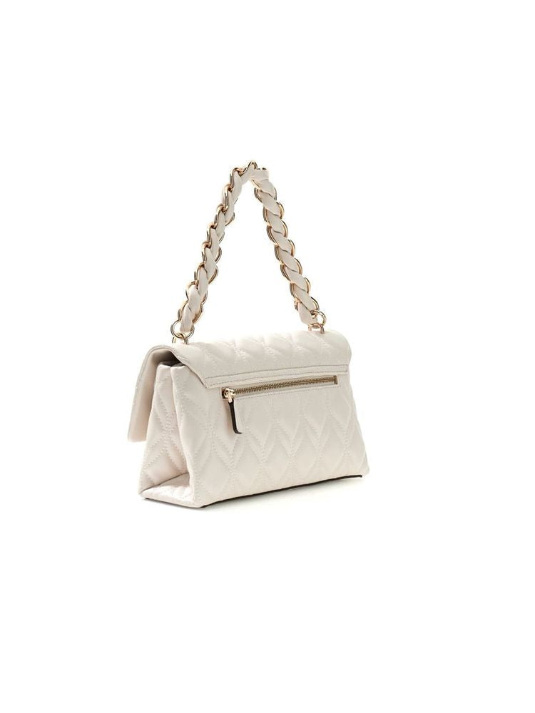 Guess Quilted Polyurethane Crossbody Bag — White