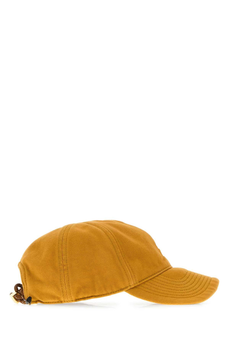 Miu Miu Hat Cotton Baseball Cap — Yellow Caps