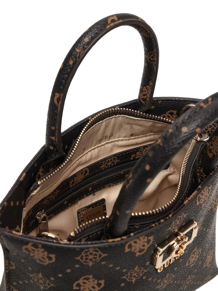 Guess Tote Bag — Black Polyurethane