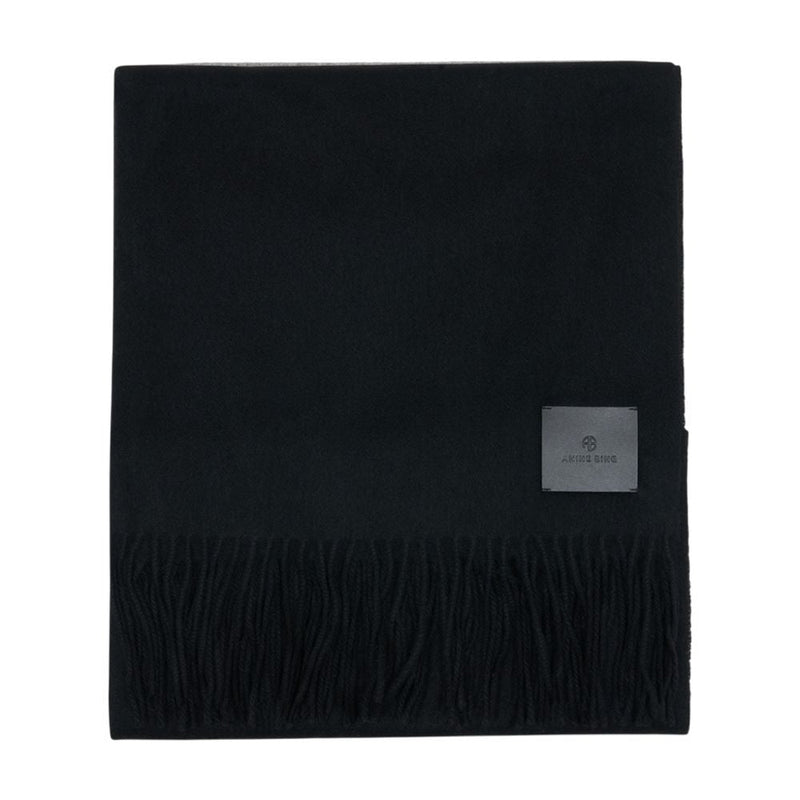 Anine Bing Augustina Scarf — Black Wool Scarfs