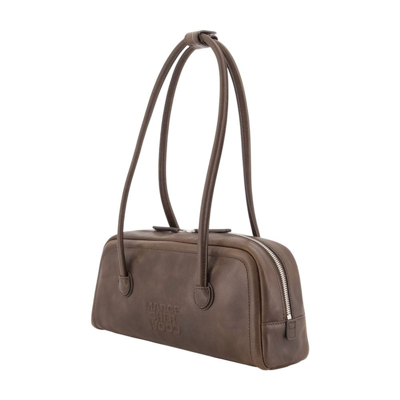 Marge Sherwood Soft Cowhide Shoulder Bag — Brown