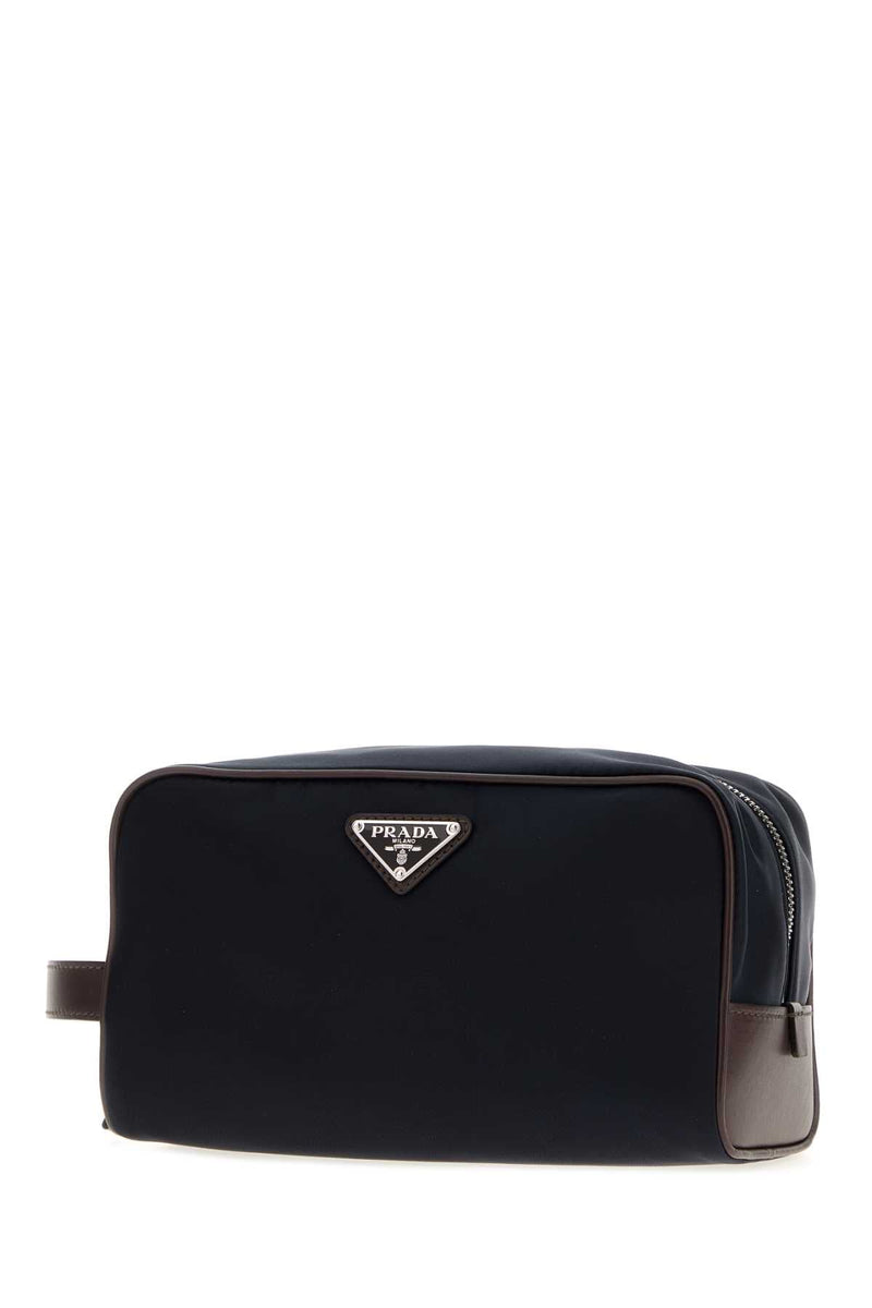Prada Speedrock Beauty Case — Navy Travel Wallets