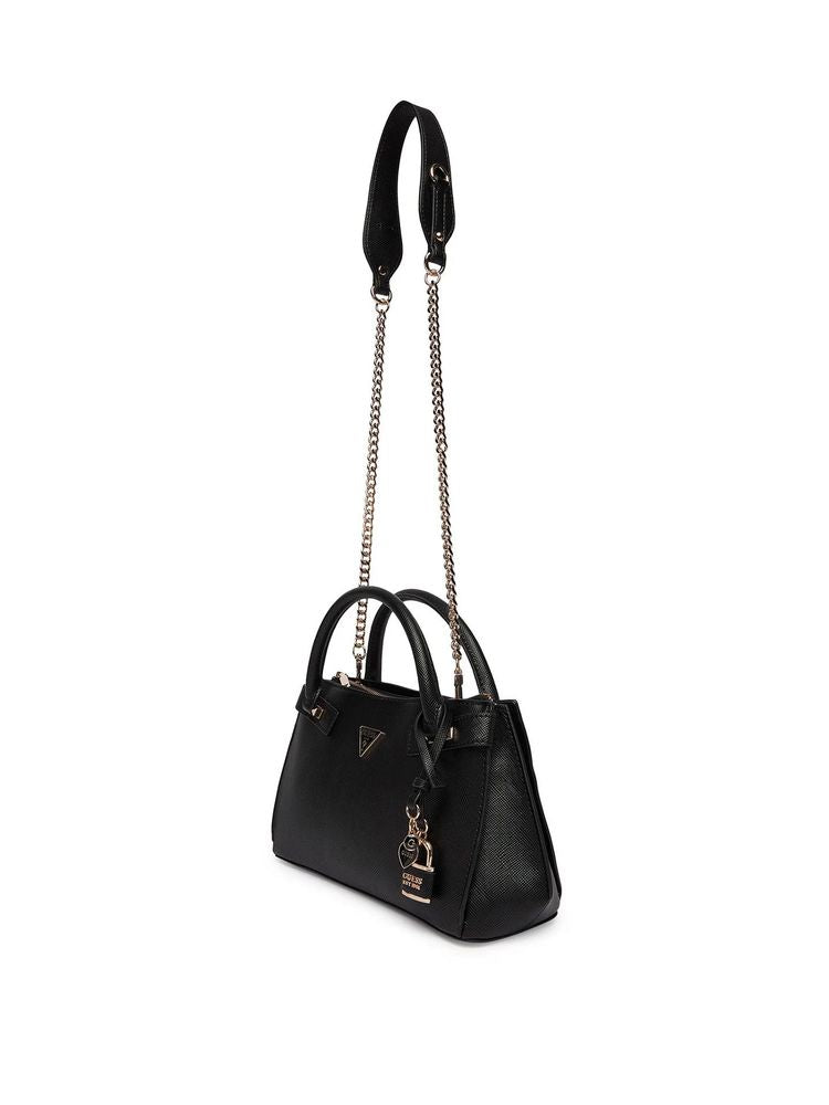 Guess Serenova Shoulder Bag — Black Polyurethane