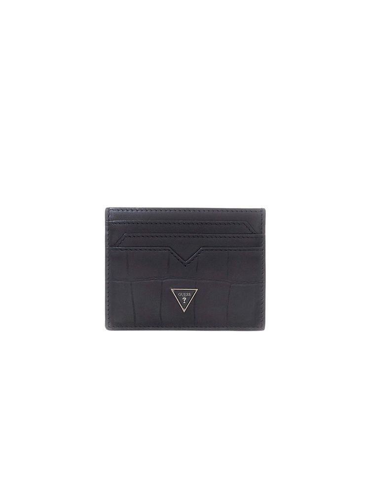 Guess Torino Card Case — Black Leather Cases