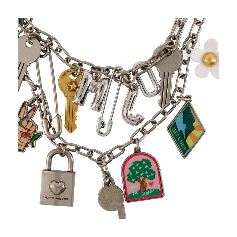Marc Jacobs Pop Americana Charm Necklace — Silver Metal Necklaces