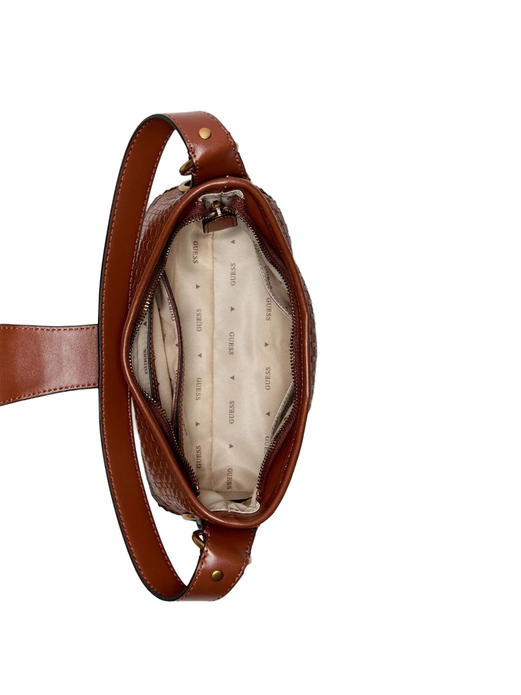 Guess Shoulder Bag — Brown Polyurethane