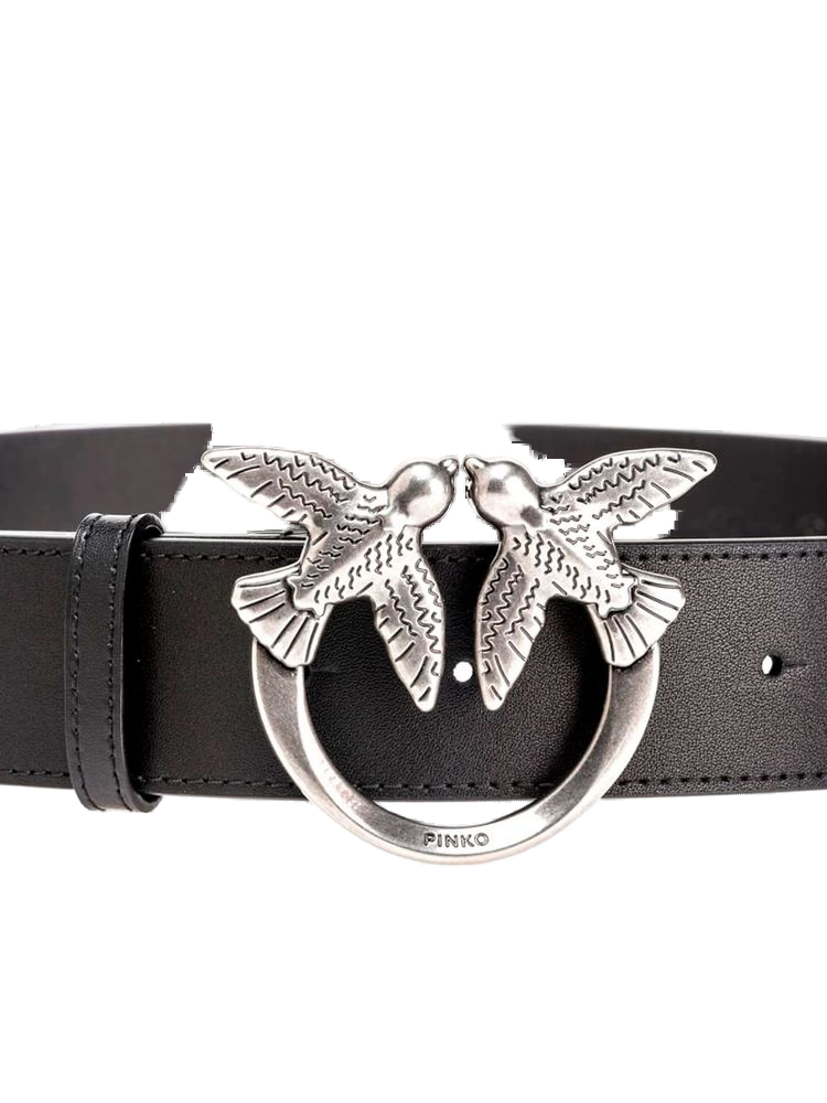 Pinko Love Berry Belt — Black