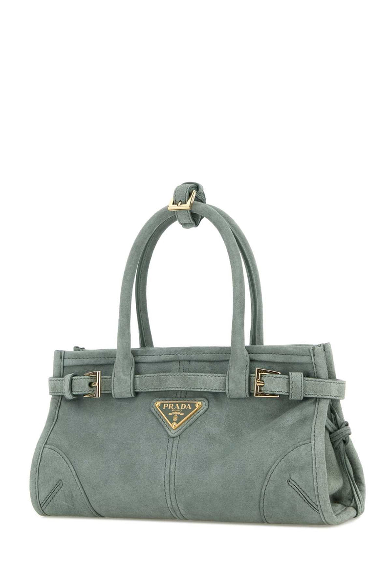 Prada Bonnie Top Handle Bag — Green