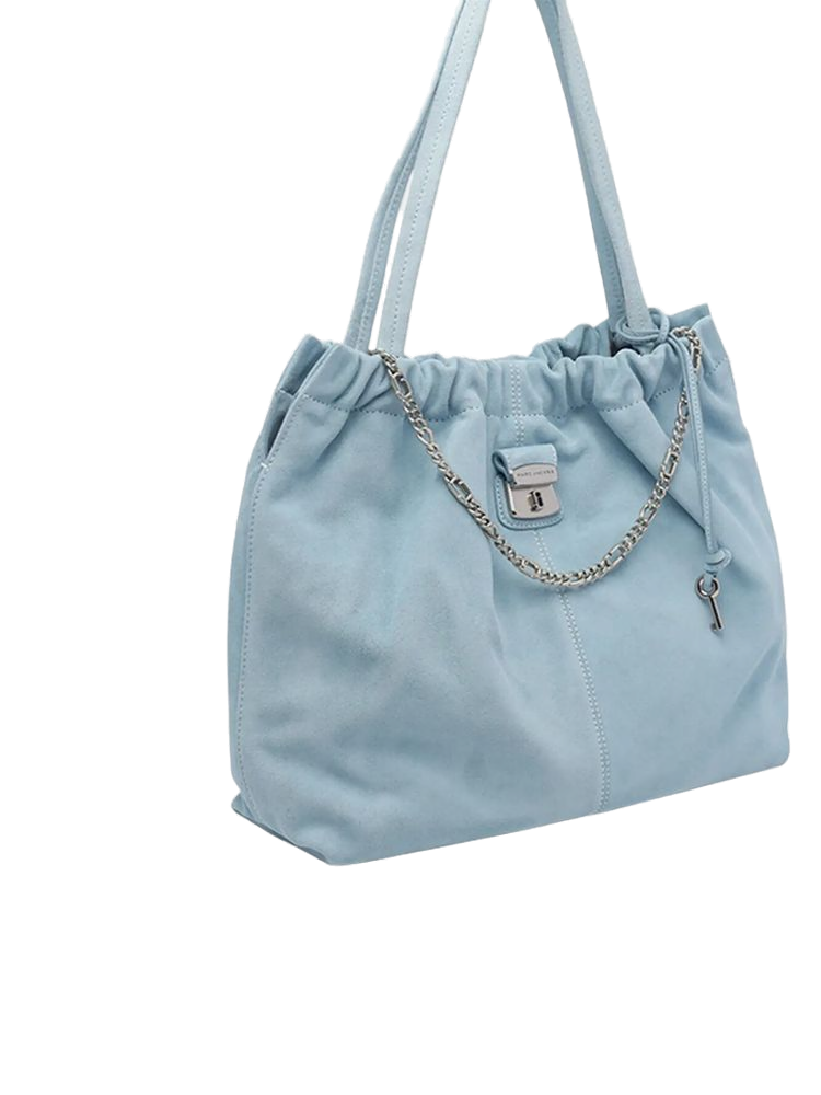 Marc Jacobs Cow Leather Tote Bag — Blue