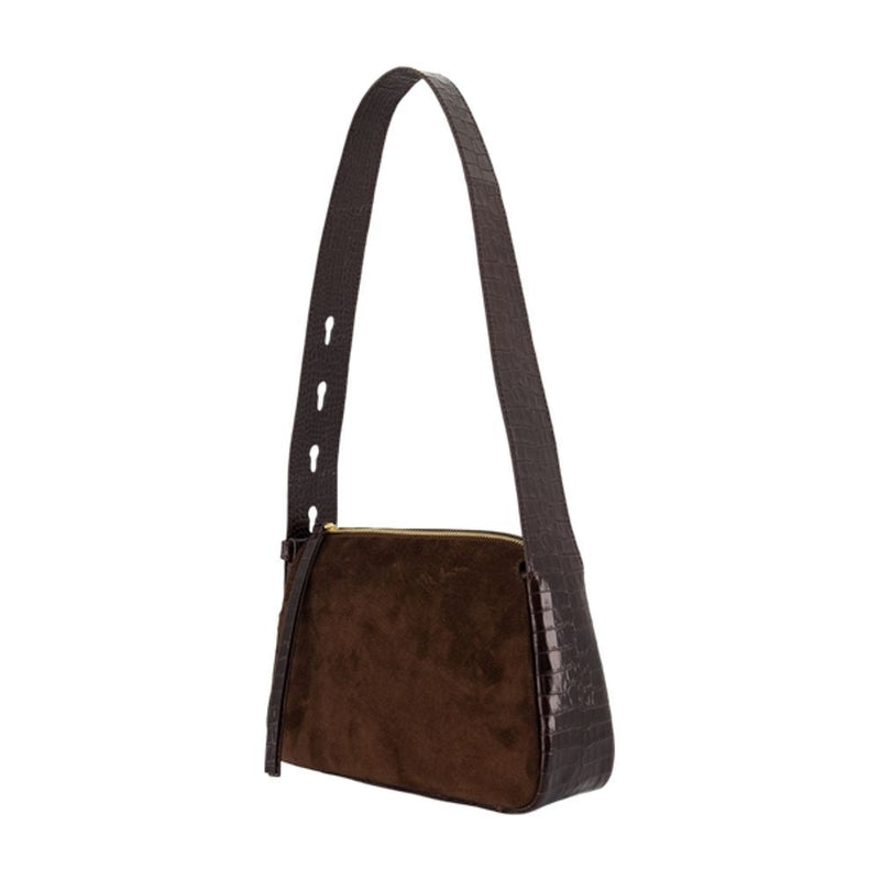 Tory Burch Romy Shoulder Bag — Brown Calfskin