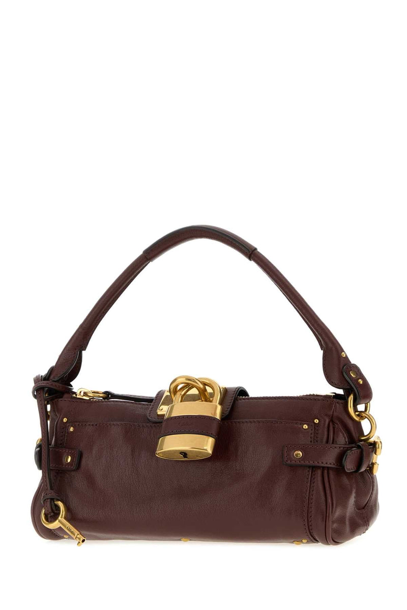 Chloé Leather Shoulder Bag — Brown