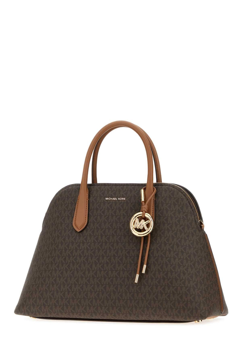 Michael By Kors Dome Shoulder Bag — Brown