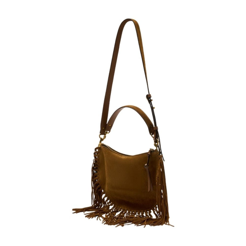 Isabel Marant Oskan Shoulder Bag — Brown Calfskin