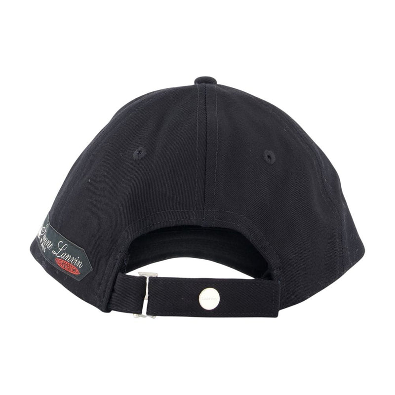 Lanvin Am-Hawca1-C2et-P26-10 Baseball Cap — Black Cotton Caps