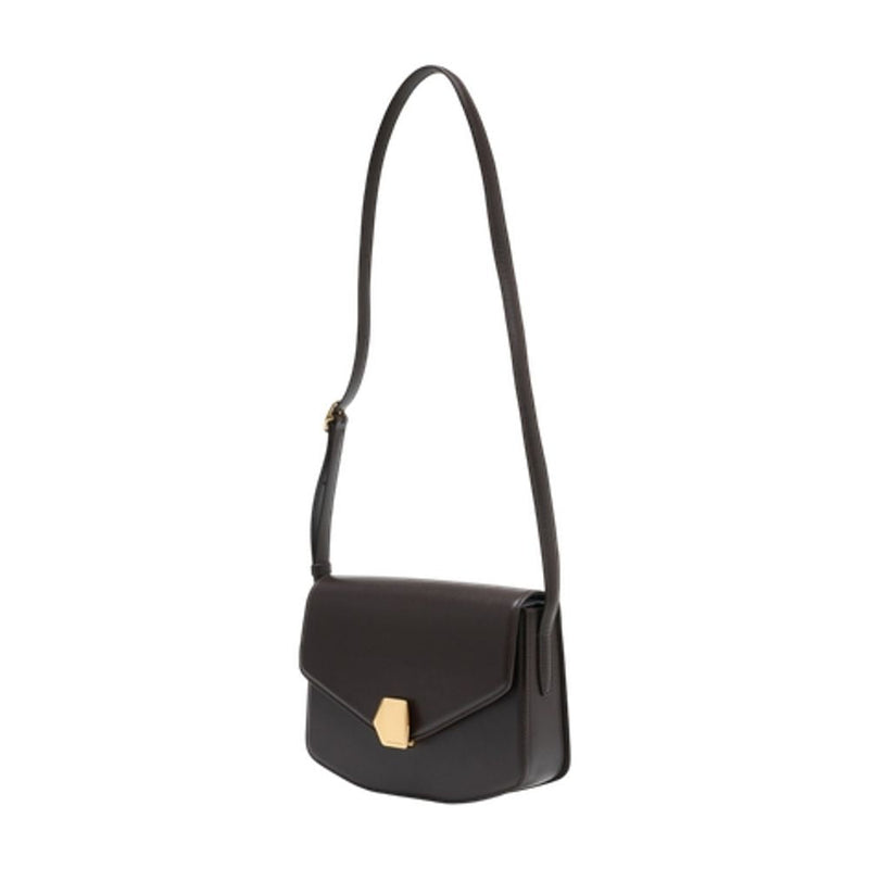 Officine Générale Le Junebag Crossbody Bag — Brown Cowhide