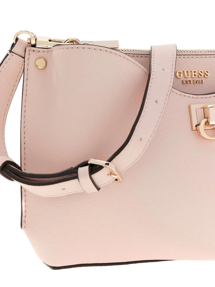 Guess Polyurethane Shoulder Bag — Pink