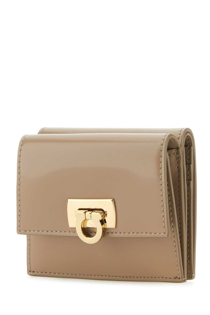 Ferragamo Wallet — Beige