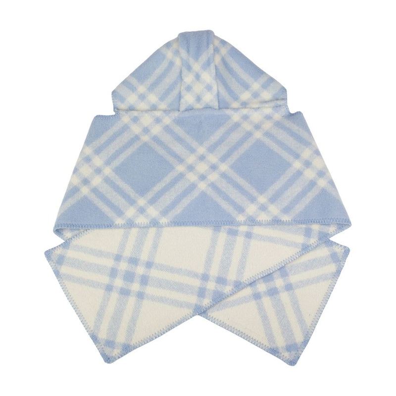 Burberry Mu Tbar Scarf — Blue Wool Scarfs