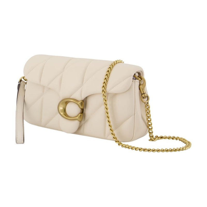 Coach Tabby Crossbody Bag — White Cowhide