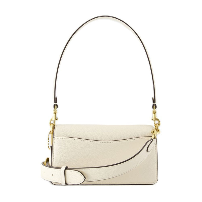 Coach Tabby Shoulder Bag — White Cowhide