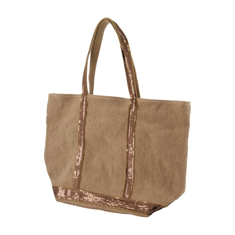 Vanessa Bruno M Shopper Tote Bag — Brown Linen