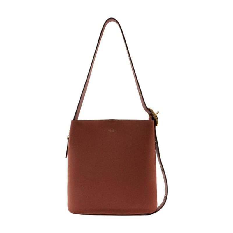 Coach Bleecker Shoulder Bag — Brown Cowhide