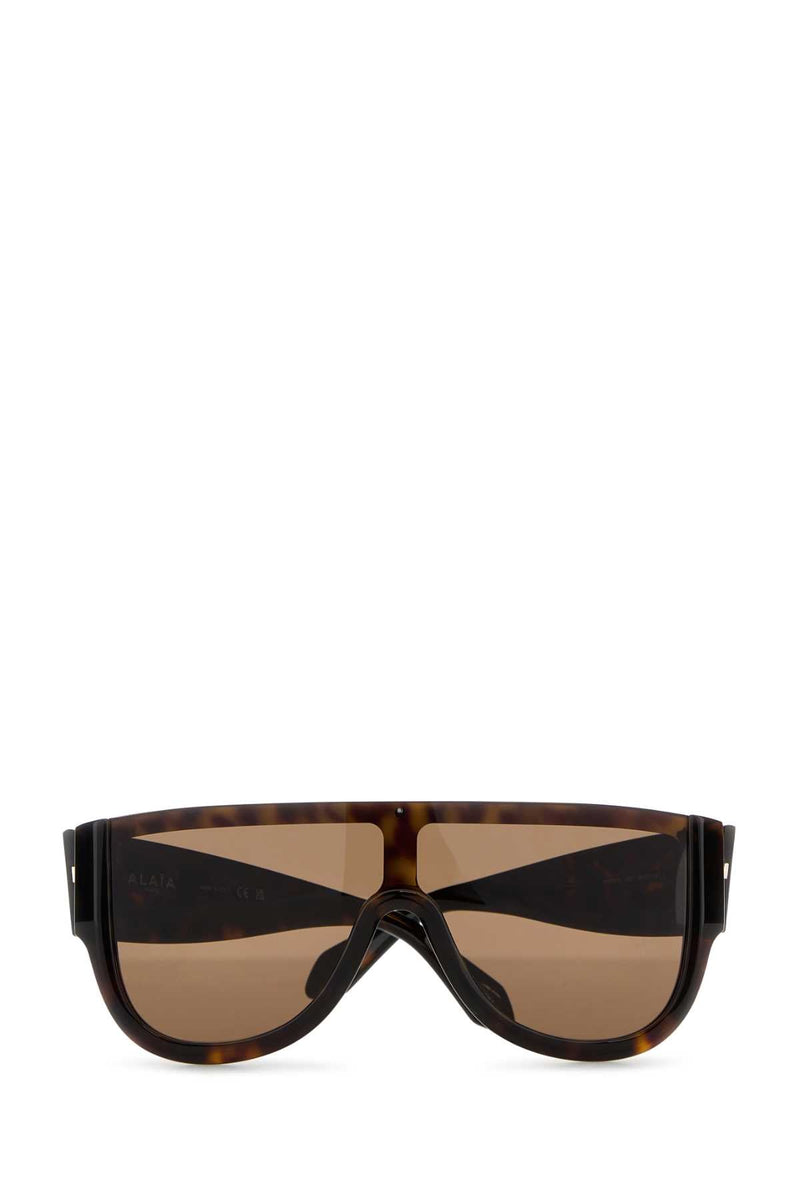 Alaia Best Tortoiseshell Acetate Sunglasses — Brown Exterior