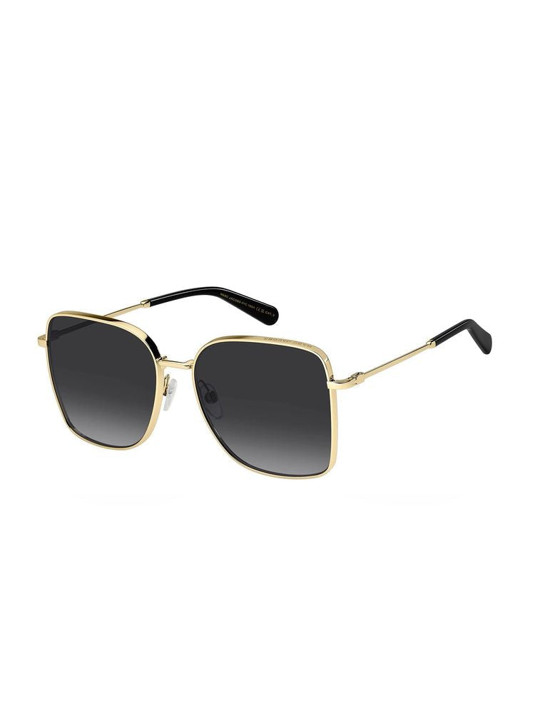 Marc Jacobs Metal Square-Frame Sunglasses — Gold
