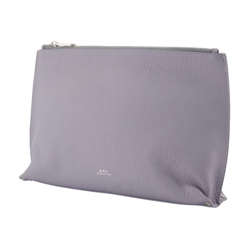 A.p.c. Toiletry Bag — Purple Cowhide Wallet