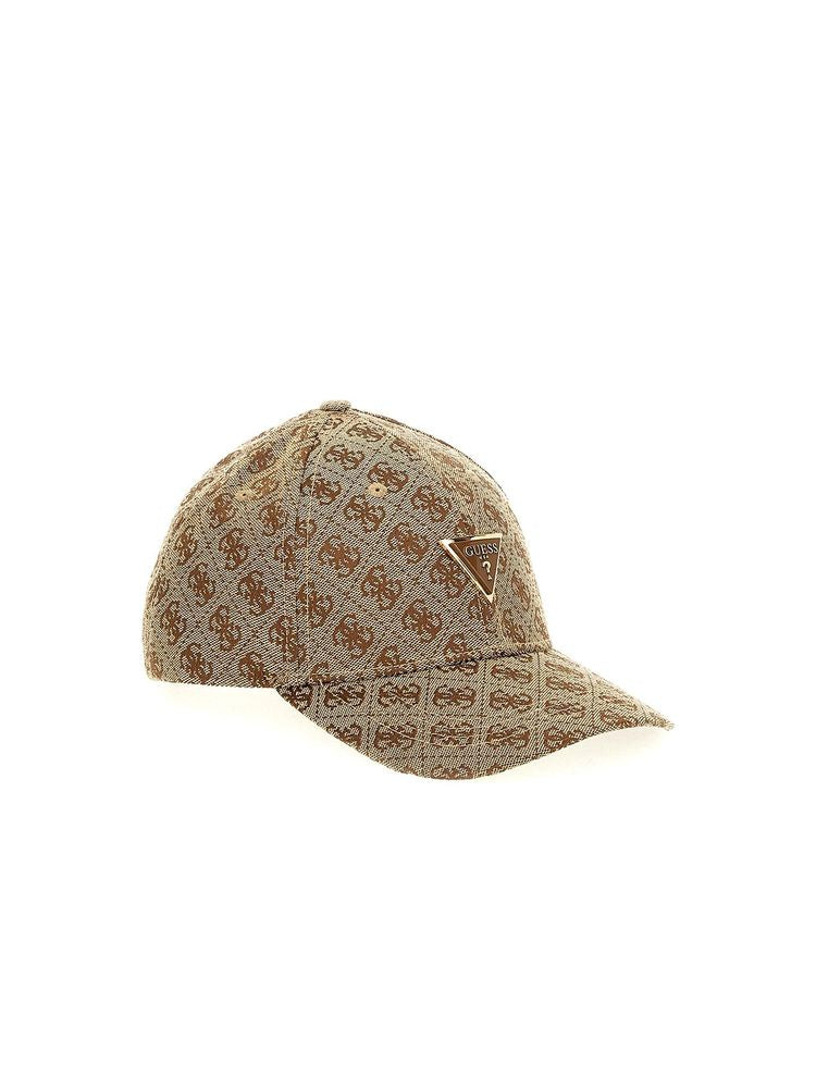 Guess Aw5368 Baseball Cap — Beige Polyester Caps