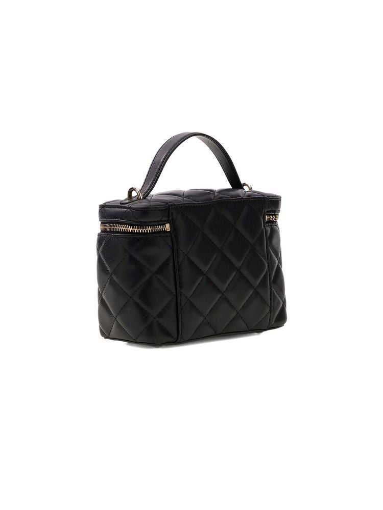 Guess Juliet Top Handle Bag — Black Polyurethane