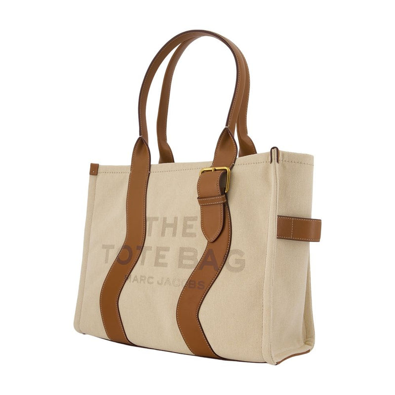 Marc Jacobs Tote Bag — Beige Cotton