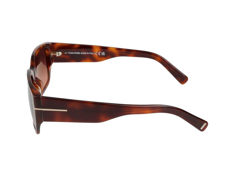 Tom Ford Ft0989 Tortoiseshell Injected Acetate Sunglasses — Brown