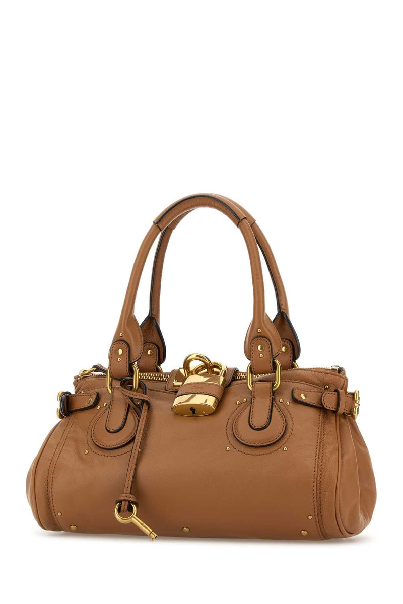 Chloé Paddington Shoulder Bag — Brown