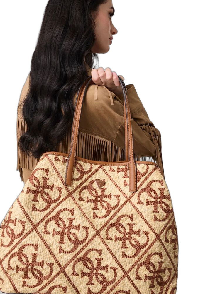 Guess Kirsten Tote Bag — Caramel Polypropylene