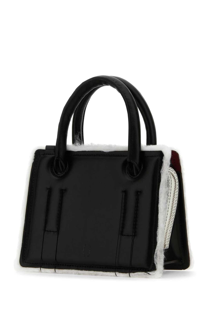 Dentro Top Handle Bag — Black