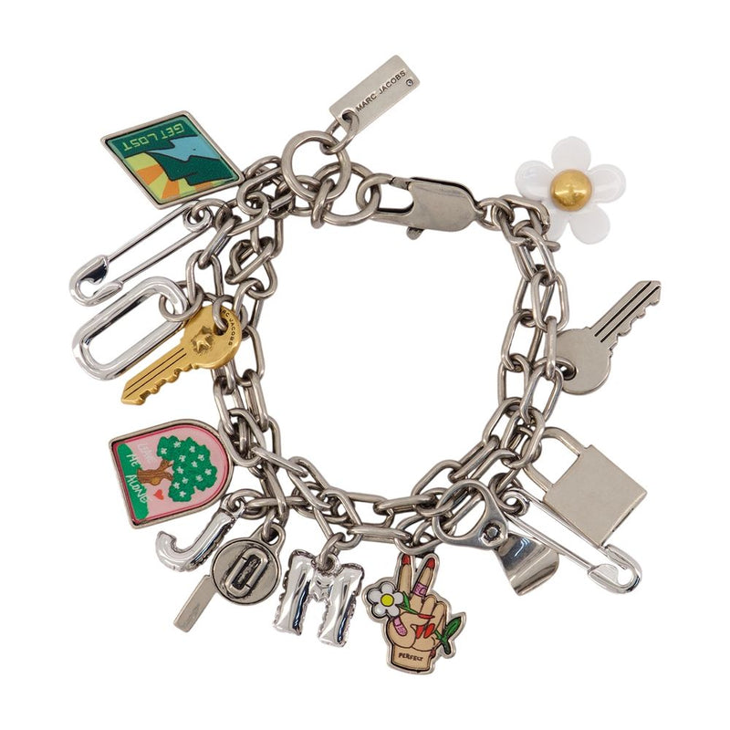 Marc Jacobs Pop Americana Charm Bracelet — Silver Metal Bracelets
