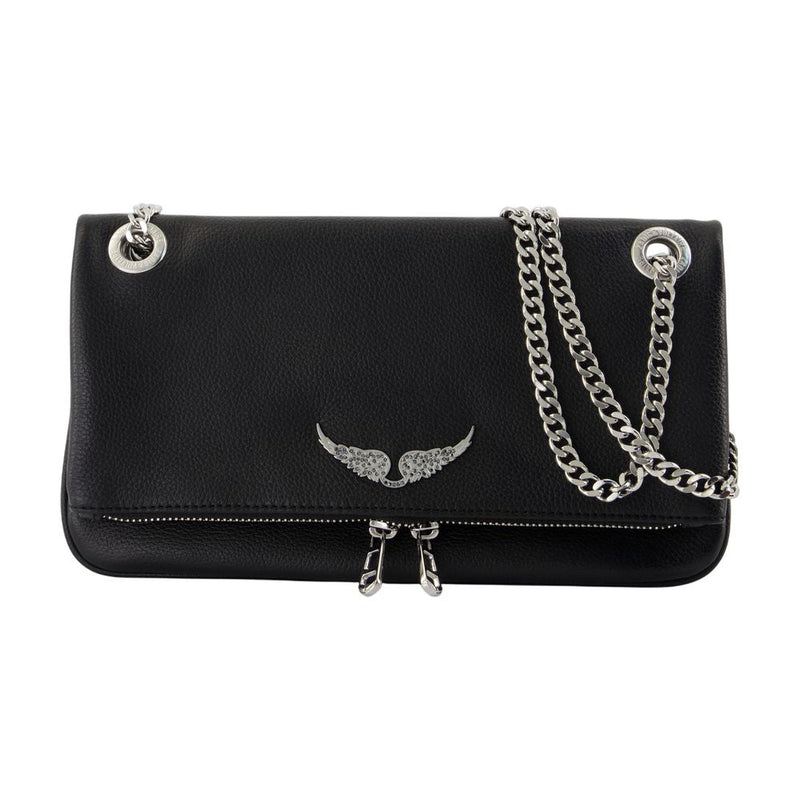 Zadig & Voltaire Rock Ii Wallet — Black Calfskin