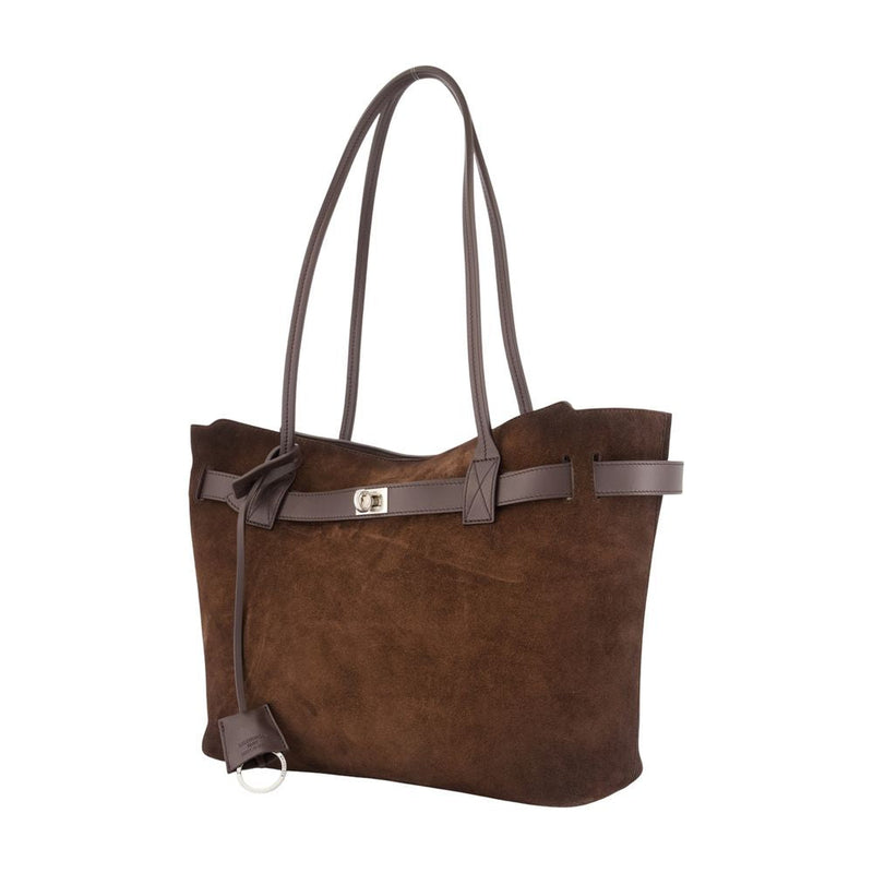 Balenciaga Tote Bag — Brown Calfskin