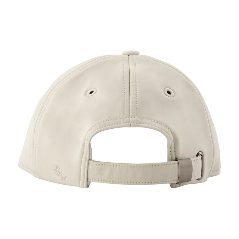 Our Legacy A4268bi Synthetic Baseball Cap — Beige Caps