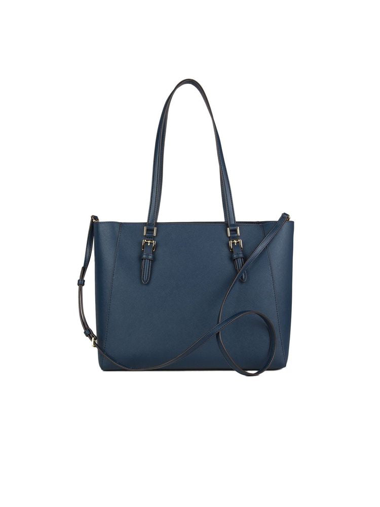 Michael Kors Charlotte Tote Bag — Navy 88.coated Canvas