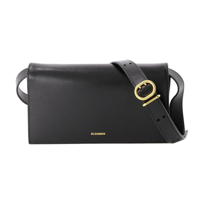 Jil Sander Crossbody Bag — Black Calfskin