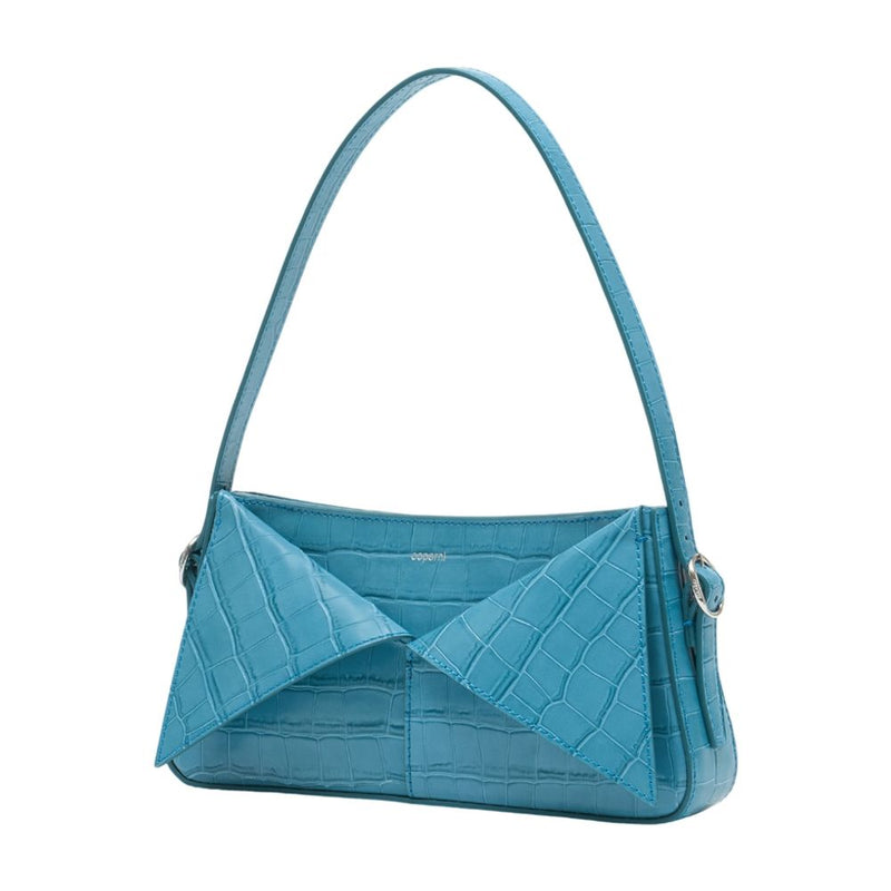 Coperni Shoulder Bag — Blue Calfskin
