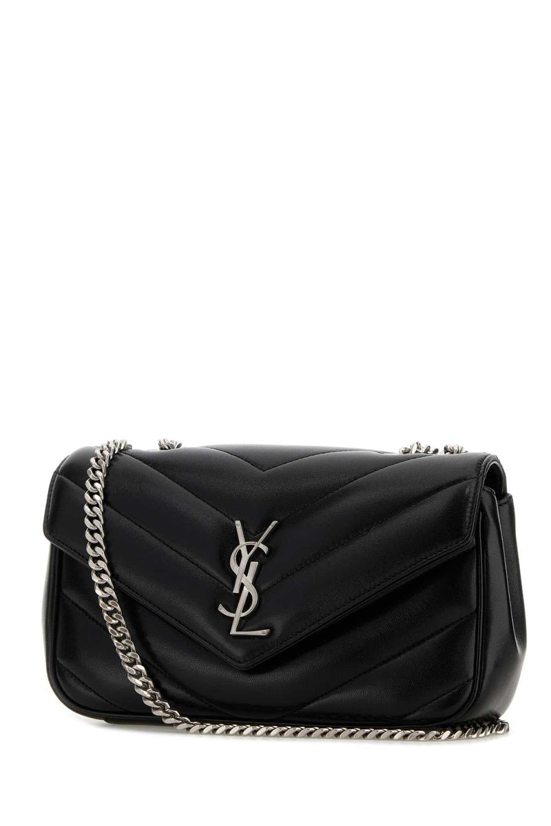 Saint Laurent Loulou Shoulder Bag — Black
