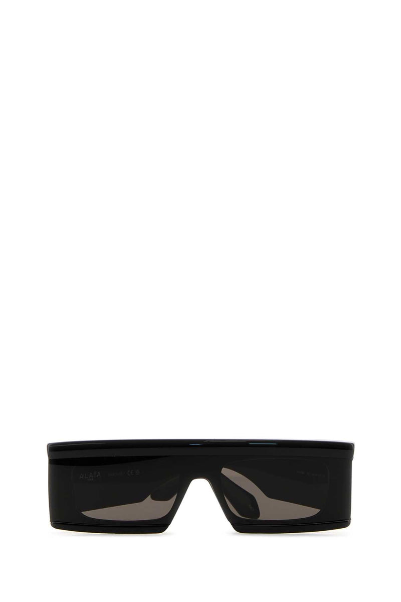 Alaia Sunglass Acetate Sunglasses — Black Exterior